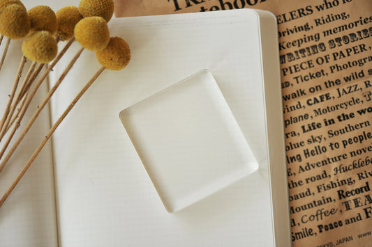 MU Lifestyle Clear Stamp Block - Acrylic - Square