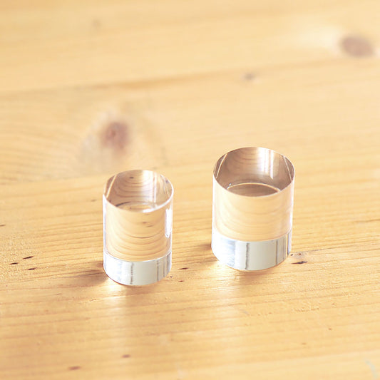 MU Lifestyle Clear Stamp Block - Acrylic - Cylindrical