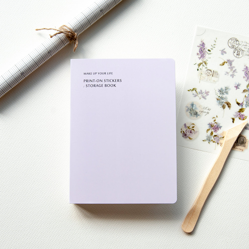 MU Print-On Stickers Storage Book
