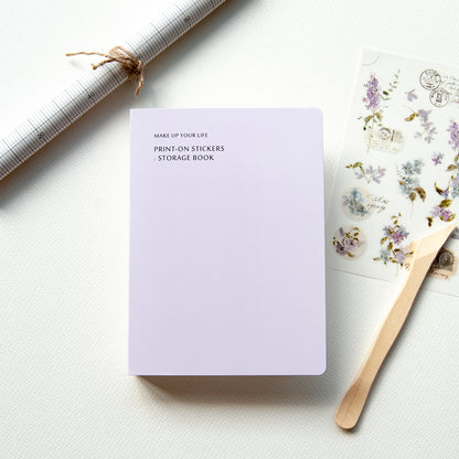 MU Print-On Stickers Storage Book