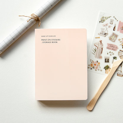 MU Print-On Stickers Storage Book