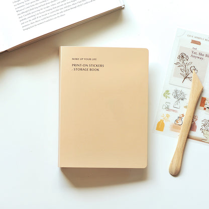 MU Print-On Stickers Storage Book