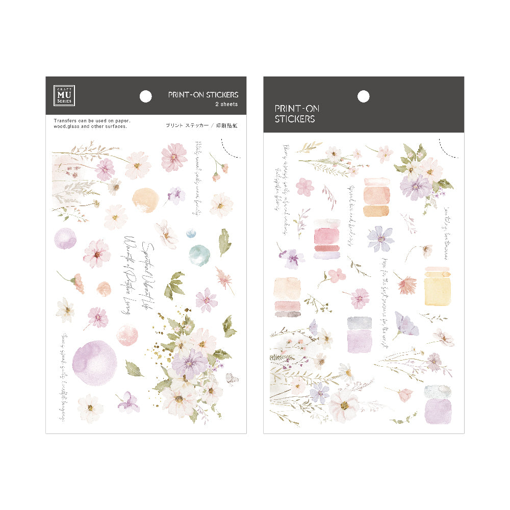 MU Print-On Sticker Sheet - No.266