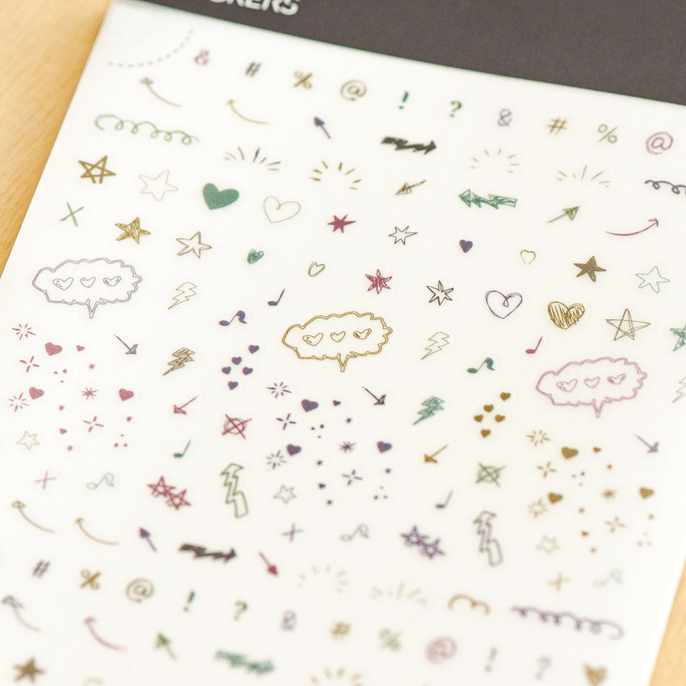 MU Print-On Sticker Sheet - No.276