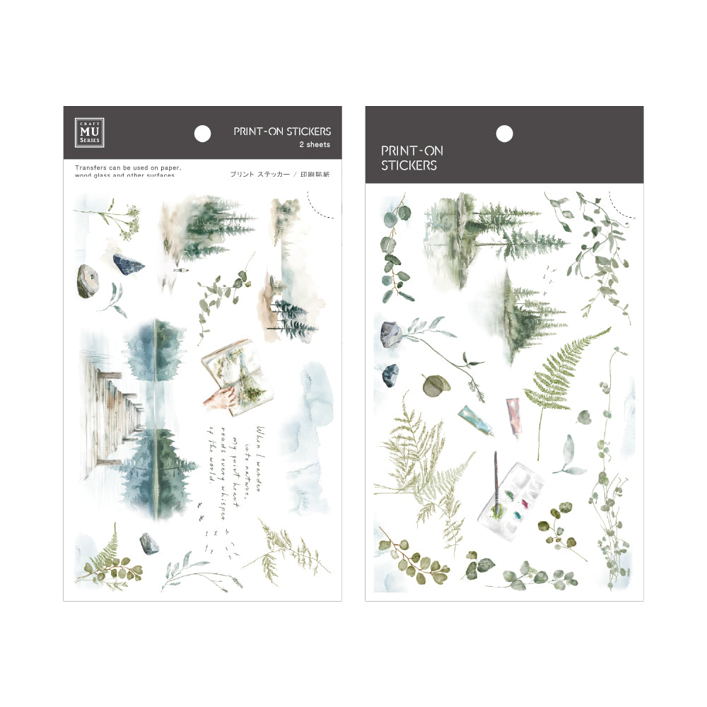 MU Print-On Sticker Sheet - No.280