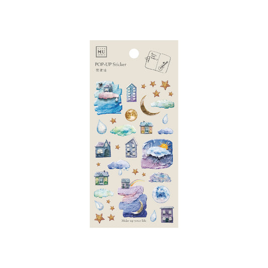 MU Pop-up Sticker Sheet - Make Up Your Life - 009