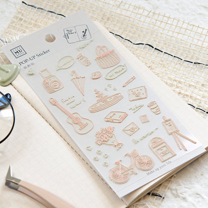 MU Pop-Up Sticker Sheet - Make Up Your Life - 014