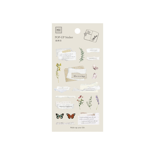 MU Pop-up Sticker Sheet - Make Up Your Life - 016
