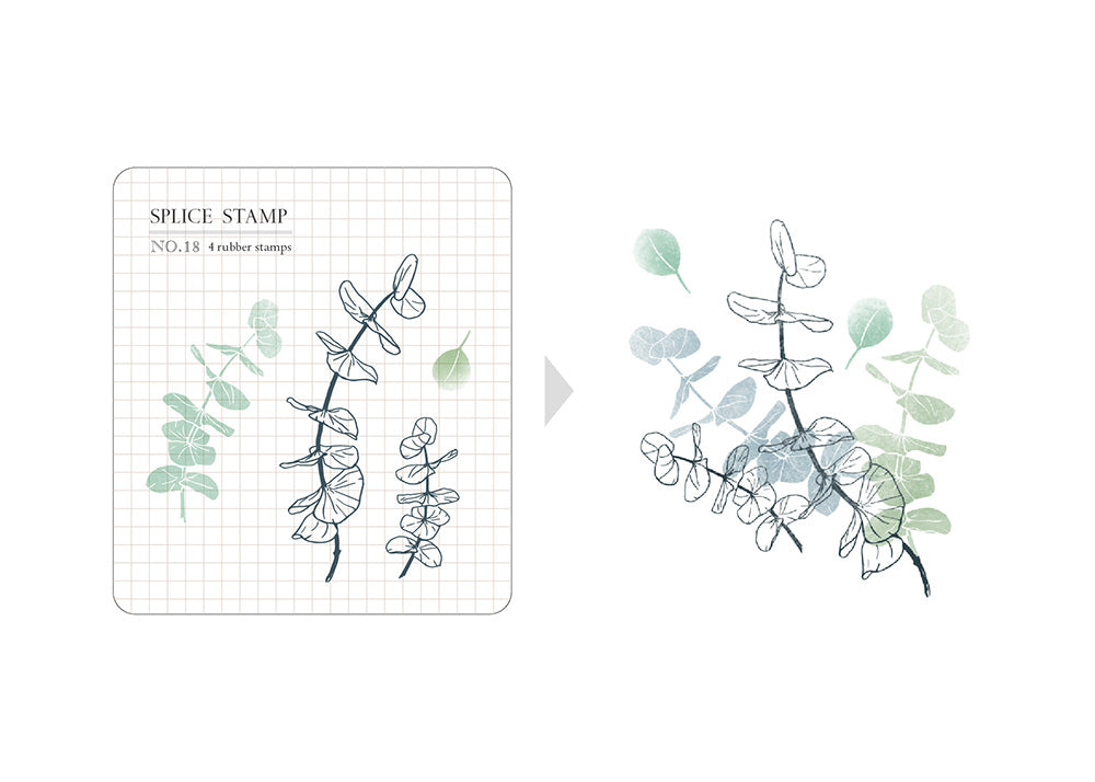MU Clear Splice Stamp Set - No.18