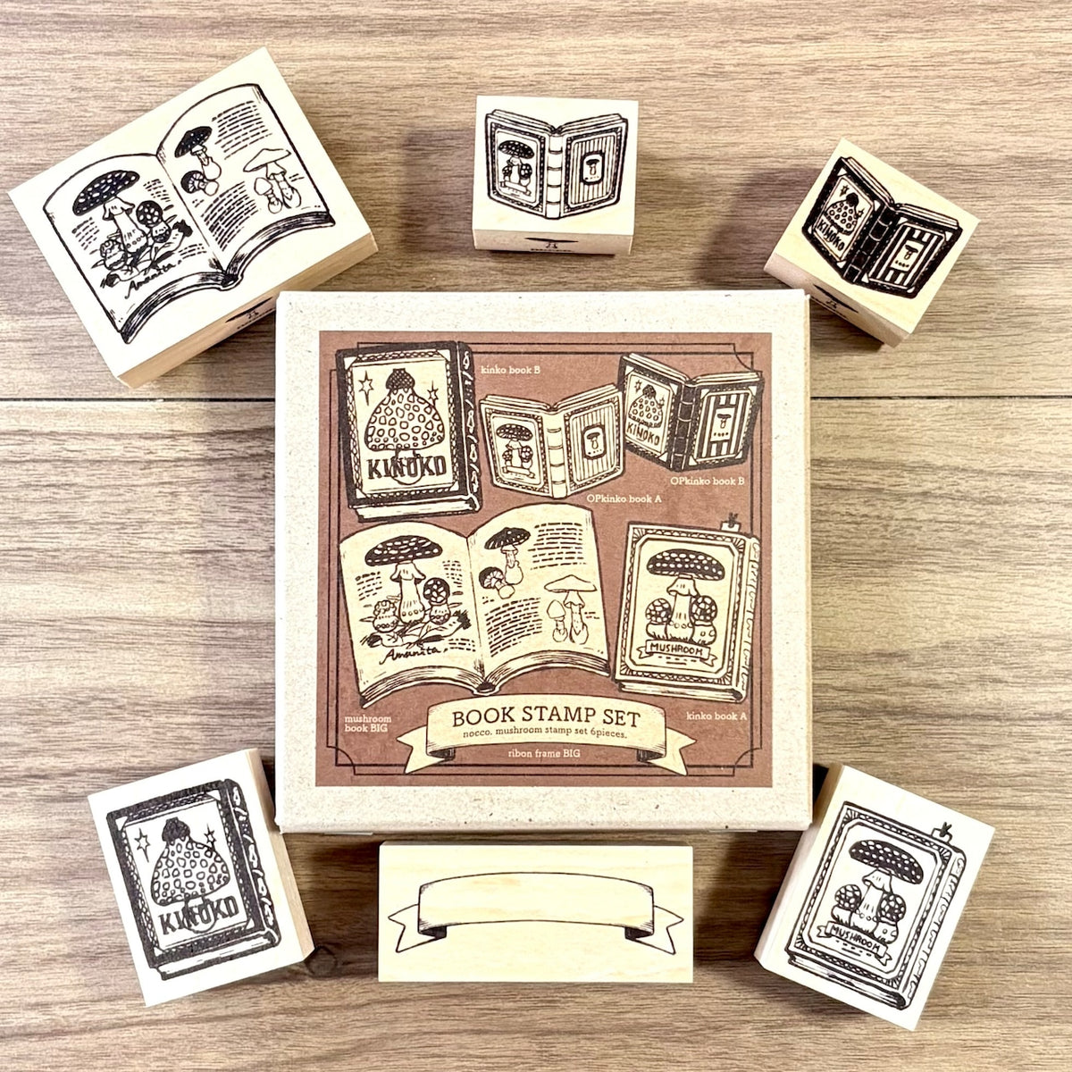 nocco. - Stamp Set - Mushroom Book