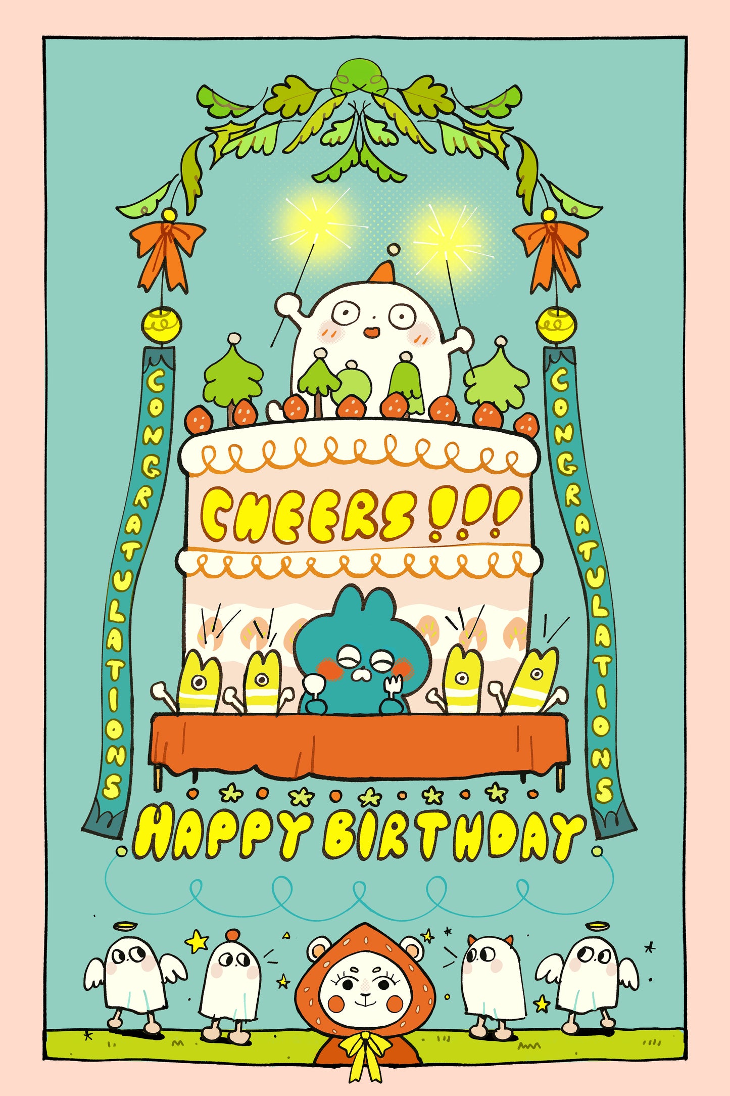 Mt. Fo’rest x Pawnshop Ghosts - Postcard: Happy Birthday!