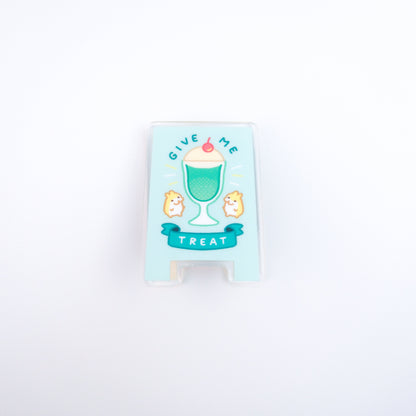 Pawnshop Ghosts - Acrylic Clip - Time To Feed Me!