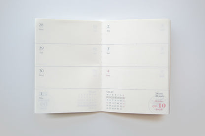 TRAVELER'S Passport Size Refill - 2026 Weekly Second Half