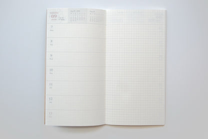 TRAVELER'S Regular Size Refill - 2026 Weekly + Memo Second Half