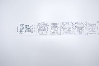 Zagne Korea Washi Tape - Canned Food