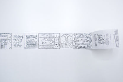 Zagne Korea Washi Tape - Canned Food
