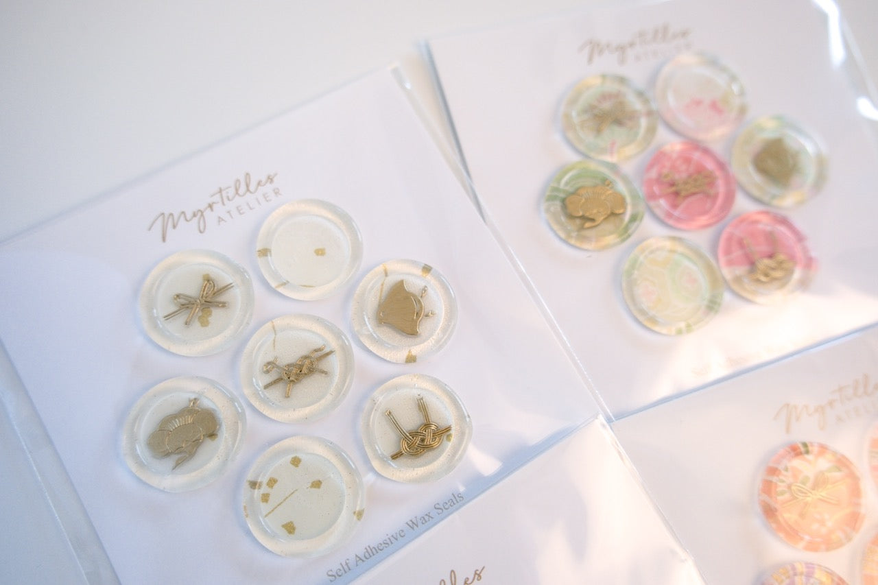 Myrtilles Atelier - Wax Seal Stamp Stickers - Mix