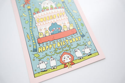 Mt. Fo’rest x Pawnshop Ghosts - Postcard: Happy Birthday!