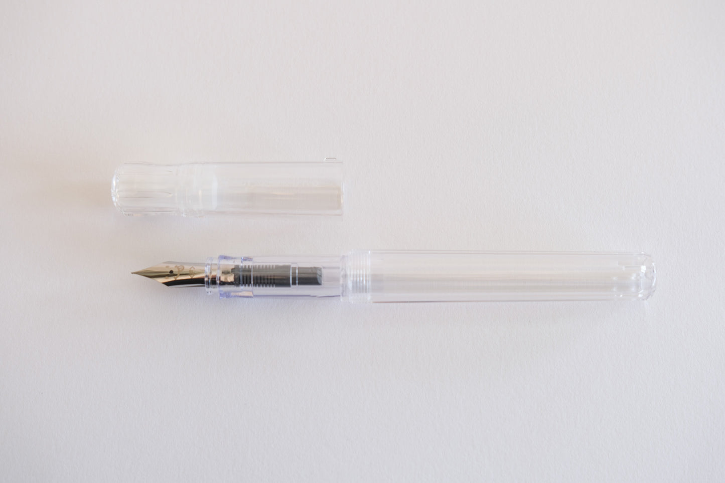 Kakuno Fountain Pen - Fine Nib, Clear Barrel/Cap