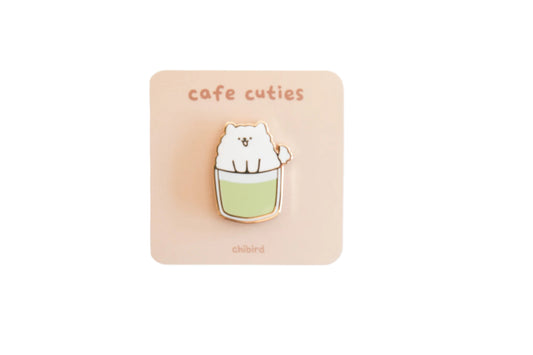 Chibird - Matcha Pup Enamel Pin