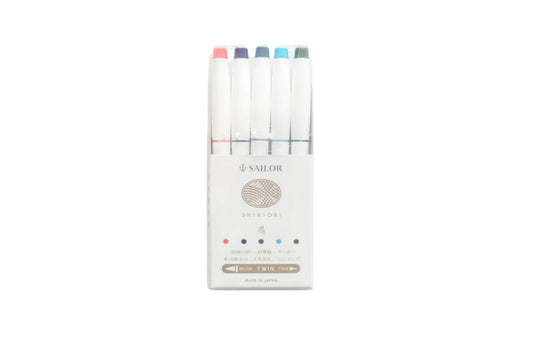 Sailor Shikiori Markers 5 Color Set - Winter