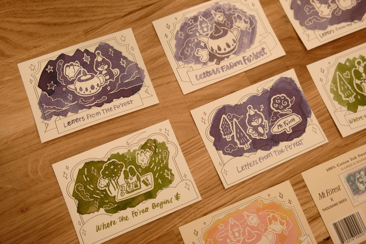 Mt. Fo’rest x Thousand Skies - Ink Cards