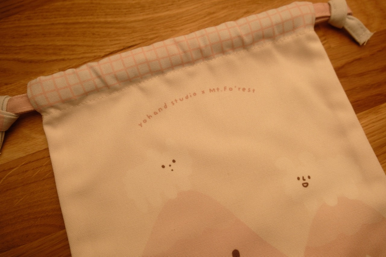 Mt. Fo’rest x Yohand Studio - Drawstring Bag: Dog Cloud Climbing Mt. Fo’rest