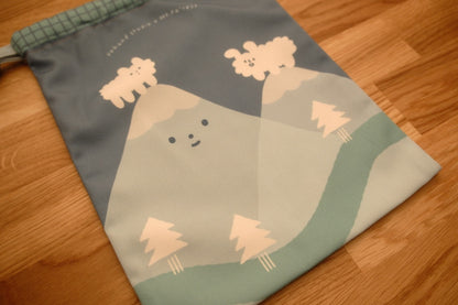 Mt. Fo’rest x Yohand Studio - Drawstring Bag: Dog Cloud Climbing Mt. Fo’rest