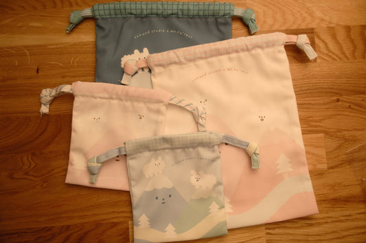 Mt. Fo’rest x Yohand Studio - Drawstring Bag: Dog Cloud Climbing Mt. Fo’rest