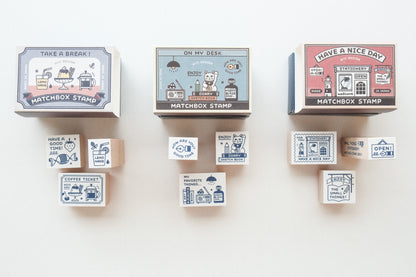 Sanby x Eric Small Things Matchbox Stamp Set
