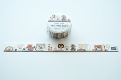 Papier Platz x Nakauchi Waka Washi Tape - Dog and Interior