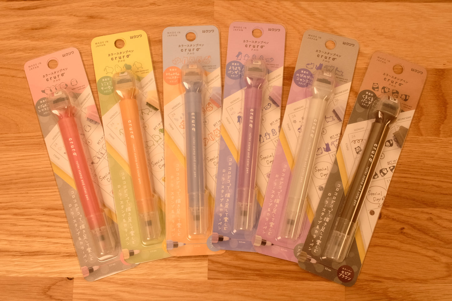 Kutsuwa Cruro Roller Stamp Pen - Vol. 2