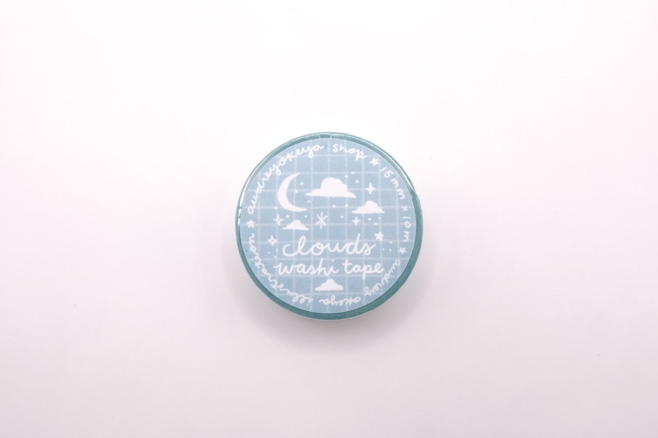 Okeya Stationery Co. - Spring Time & Froggy Washi Tape - Clouds