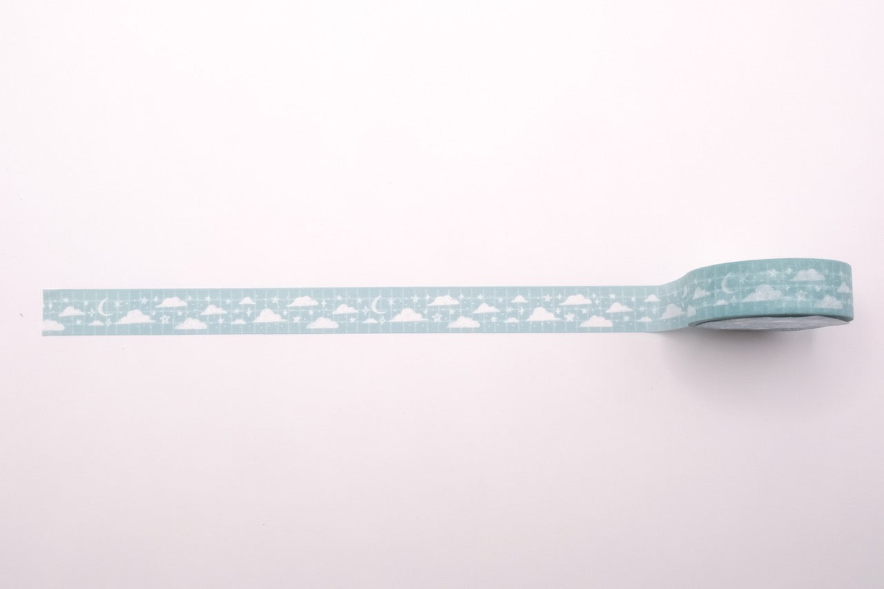 Okeya Stationery Co. - Spring Time & Froggy Washi Tape - Clouds