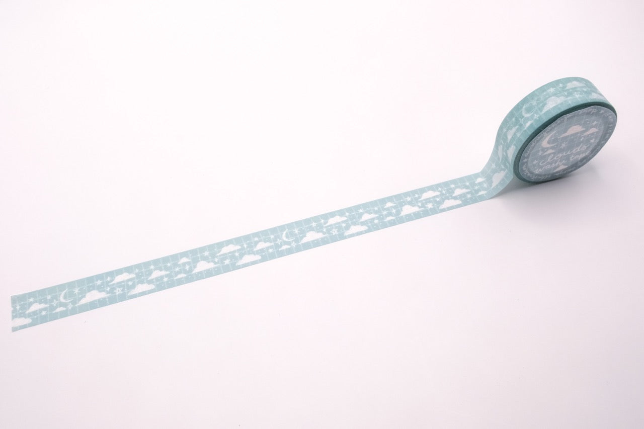 Okeya Stationery Co. - Spring Time & Froggy Washi Tape - Clouds