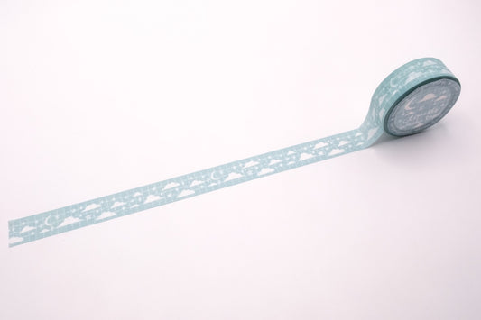 Okeya Stationery Co. - Spring Time & Froggy Washi Tape - Clouds