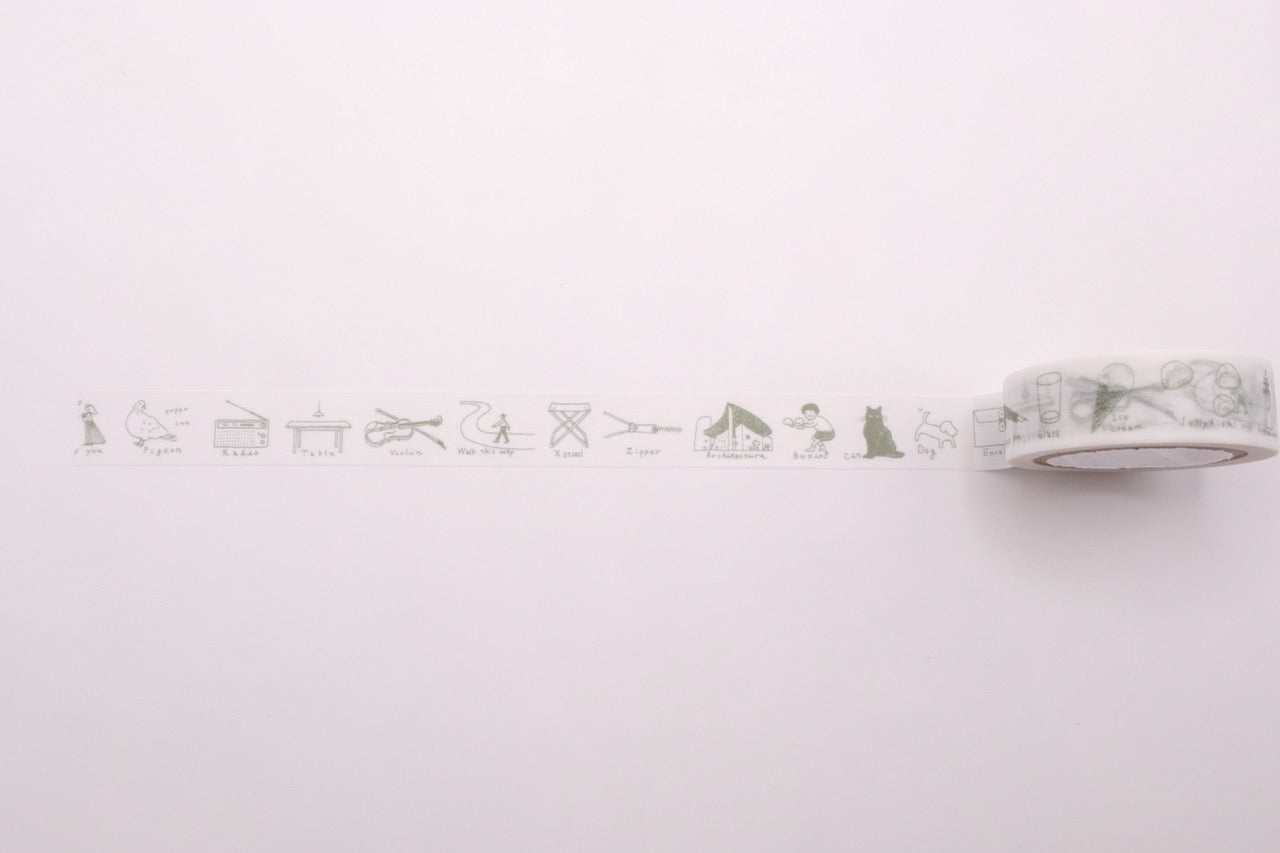 Classiky x Shunshun - Washi Tape - Alphabet