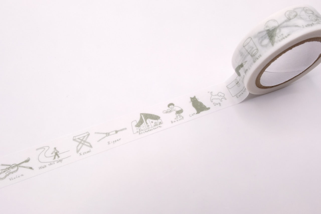 Classiky x Shunshun - Washi Tape - Alphabet