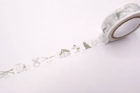 Classiky x Shunshun - Washi Tape - Alphabet