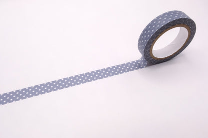 Classiky - Dot Washi Tape - Blue Grey