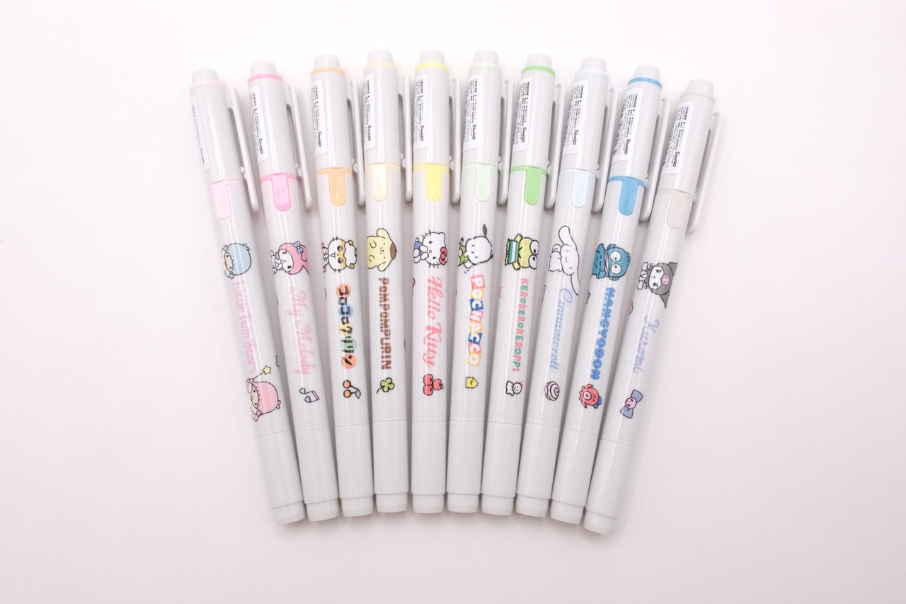 Sun-Star Kire-Na Dual Tip Highlighter - Sanrio Limited Edition