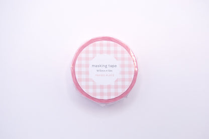 Papier Platz - Washi Tape - Gingham Check Pink
