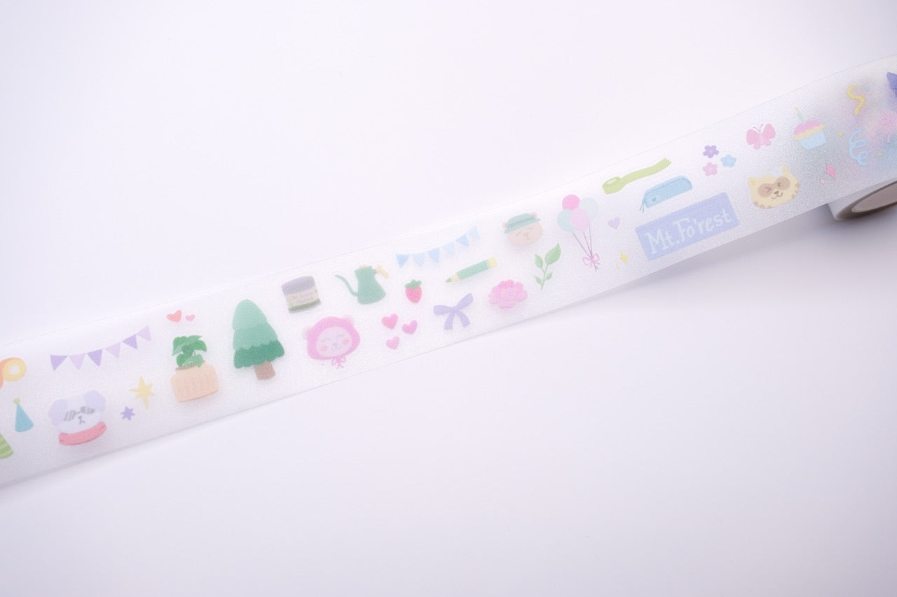 Designed by Steph! - Fo'rest Festivities Glitter Kiss-Cut PET Tape