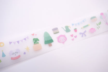 Designed by Steph! - Fo'rest Festivities Glitter Kiss-Cut PET Tape