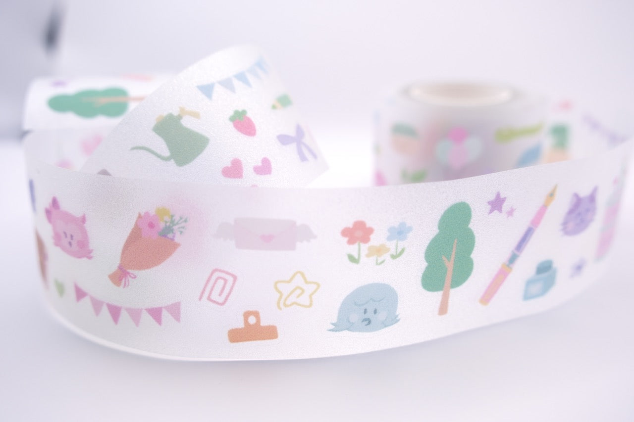 Designed by Steph! - Fo'rest Festivities Glitter Kiss-Cut PET Tape
