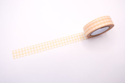 Papier Platz - Washi Tape - Gingham Check Yellow