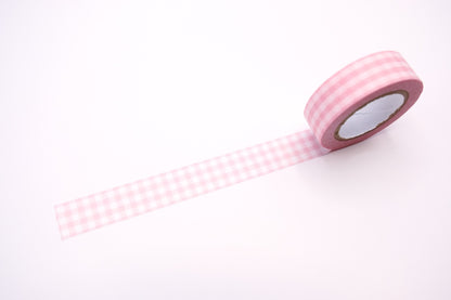 Papier Platz - Washi Tape - Gingham Check Pink