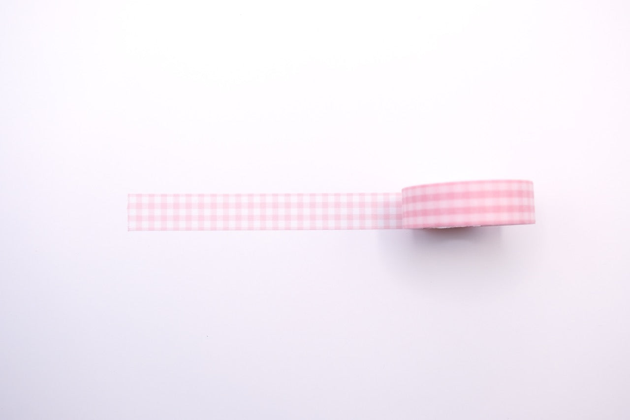 Papier Platz - Washi Tape - Gingham Check Pink