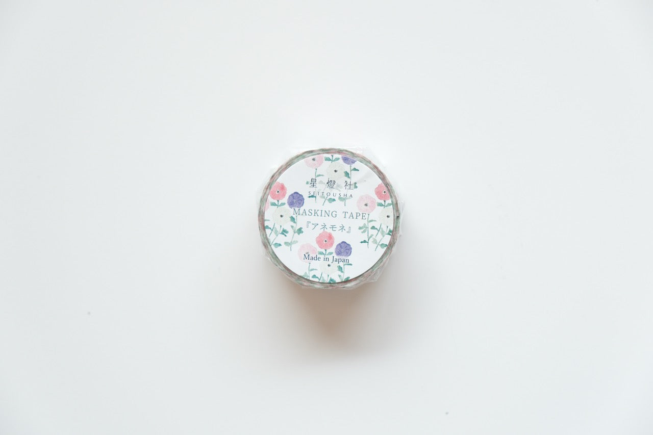 Seitousha Washi Tape - Anemone