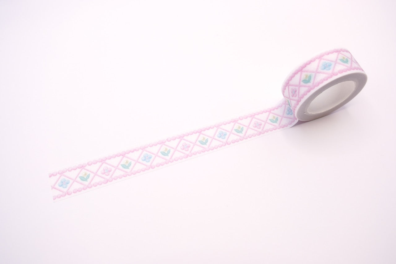 Papier Platz x à la car-do - Sugar Ribbon Washi Tape - Flower Garden
